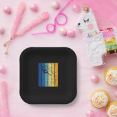 ポールヴォールティングレトロ ペーパープレート (パーティー)