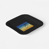 ポールヴォールティングレトロ ペーパープレート (傾斜あり)