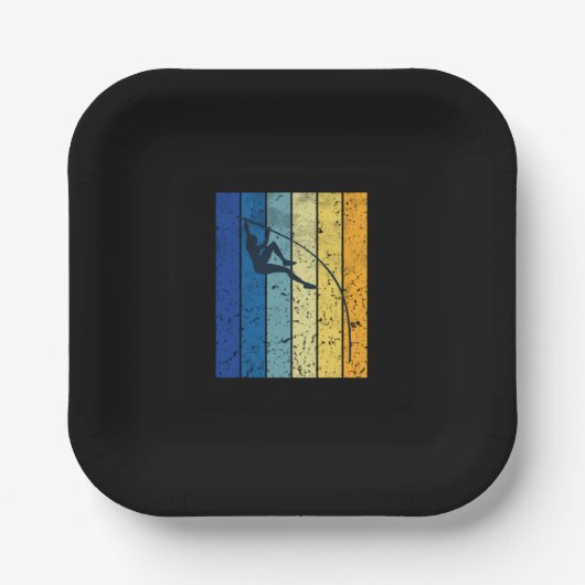 ポールヴォールティングレトロ ペーパープレート (正面)