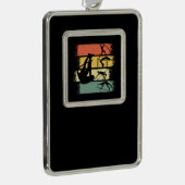 ポールヴォールトレトロヴィンテージ シルバープレートフレームオーナメント (右)