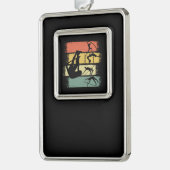 ポールヴォールトレトロヴィンテージ シルバープレートフレームオーナメント (左)