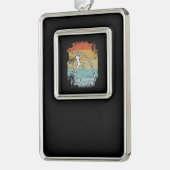 ポールヴォールトレトロ シルバープレートフレームオーナメント (左)