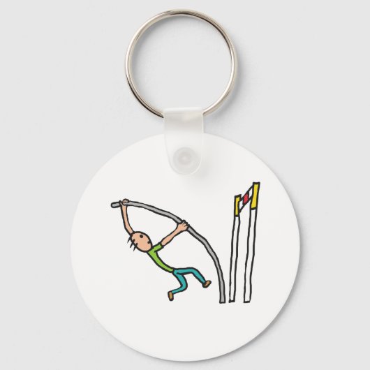 ポールヴォールト キーホルダー (正面)