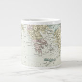 ポール伝道旅行地図 ジャンボコーヒーマグカップ (正面)