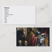 ポール法皇法令を引き渡すIV 名刺 (正面/裏面)