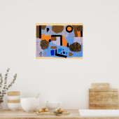 ポール絵画・クレーと二人失ったの ポスター (キッチン)