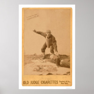 ポール調理師ベースボールカード1889 ポスター