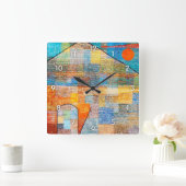 ポール·クリー·アド·パルナッサム スクエア壁時計 (ホーム)