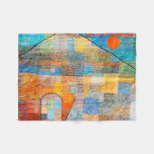 ポール·クリー·アド·パルナッサム フリースブランケット (正面(横))