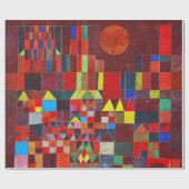 ポール・クリー・キャッスル・アンド・サン ラッピングペーパー (フラット)