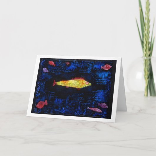 ポール·クリー·ゴールドフィッシュ カード (正面)