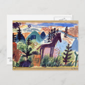 ポール·クリー·ザ·ホース ポストカード (正面/裏面)