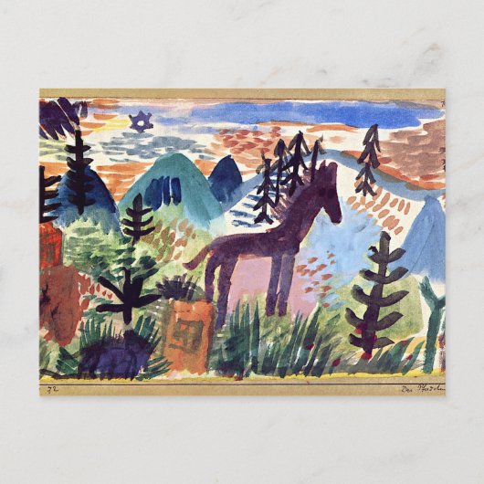 ポール·クリー·ザ·ホース ポストカード (正面)