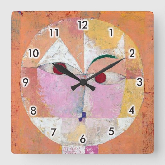 ポール·クリー·セネシオ スクエア壁時計 (正面)