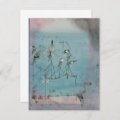 ポール·クリー·トゥイッタリング·マシン·招待状 招待状 (正面/裏面)