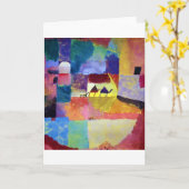 ポール・クリー・ランドスケープ（ラクダあり） カード (黄色い花)