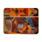 ポール・クリー・抽象芸術・アモダンート・オ絵画レンジズ マグネット (横)