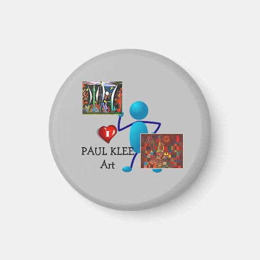 ポール・クレアートが大好き マグネット (正面)