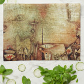 ポール・クレア・アド・マルギネム絵画ズ キッチンタオル (折り畳み)