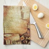 ポール・クレア・アド・マルギネム絵画ズ キッチンタオル (四つ折り)