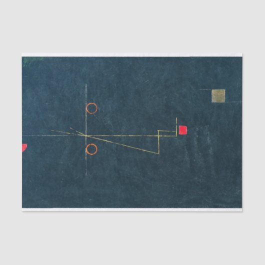 ポール・クレーによる平衡型ポートレート 薄葉紙 (正面)