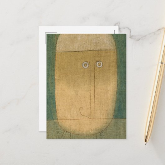 ポール・クレーによる恐怖の仮面 シーズンポストカード (正面/裏面インサイチュ)