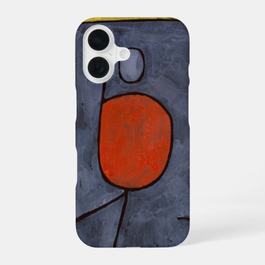 ポール・クレーによる抽象画のiPhoneケース「Umbrella Dreams」 iPhone 16ケース (裏面)