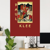 ポール・クレーによる教会の街 ポスター (ホームオフィス)