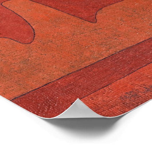 ポール・クレーによる混乱の男 ポスター (角)