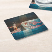 ポール・クレーによる船員オペラのバトルシーン スクエアペーパーコースター (アングル)