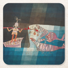 ポール・クレーによる船員オペラのバトルシーン スクエアペーパーコースター