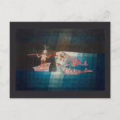ポール・クレーによる船員オペラのバトルシーン ポストカード (正面)