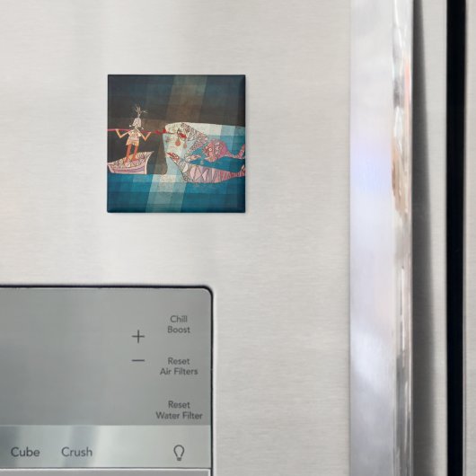 ポール・クレーによる船員オペラのバトルシーン マグネット (インサイチュ (冷蔵庫))