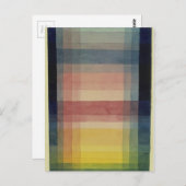 ポール・クレーによる《プレインの建築》 ポストカード (正面/裏面)