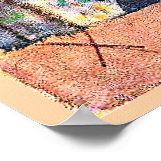 ポール・クレーのアートワーク、荒れ果てた風景 ポスター (角)