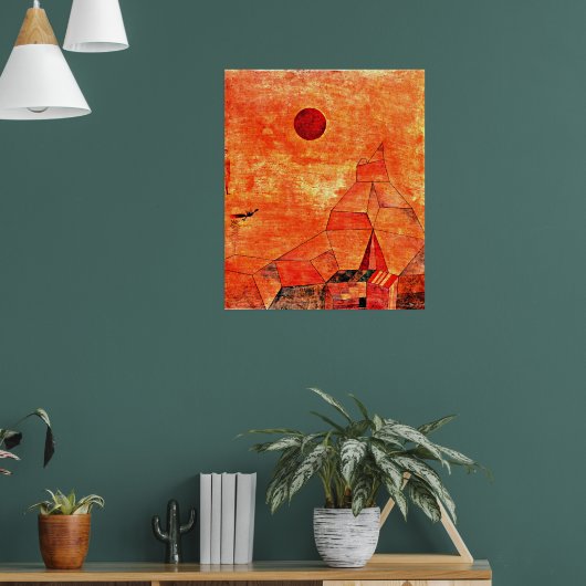 ポール・クレーのカラフル絵画・マーチェン ポスター (リビング1)