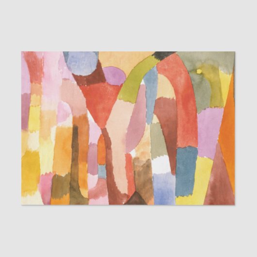 ポール・クレーのヴォールティング室の移動 薄葉紙 (正面)