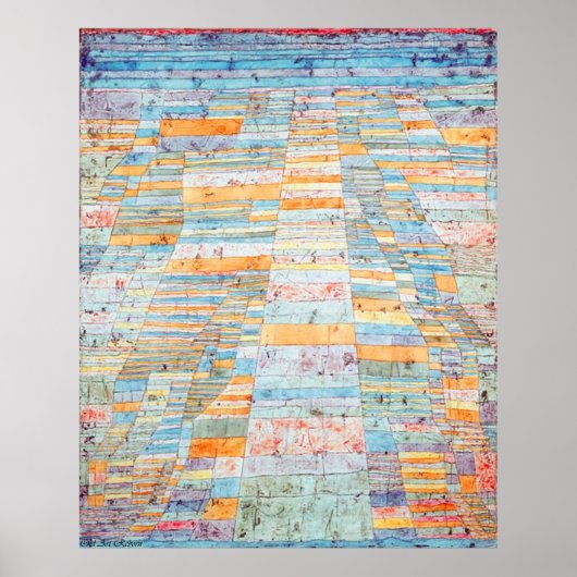 ポール・クレーの丸の構図 ポスター (正面)