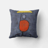 ポール・クレーの傘を持って、抽象芸術・アート クッション (裏面)