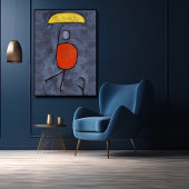 ポール・クレーの傘を持って、抽象芸術・アート ポスター