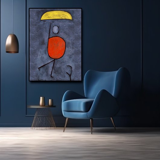 ポール・クレーの傘を持って、抽象芸術・アート ポスター