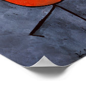 ポール・クレーの傘を持って、抽象芸術・アート ポスター (角)