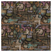 ポール・クレーの洪水の後 ファブリック (クローズアップ)