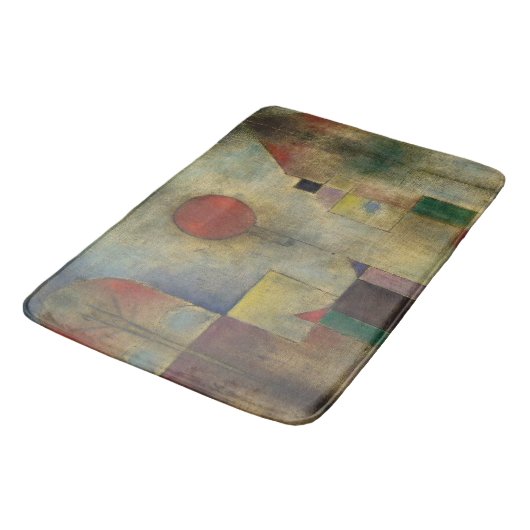 ポール・クレーの赤いバルーン バスマット (アングル)