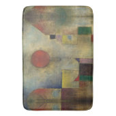 ポール・クレーの赤いバルーン バスマット (正面縦)