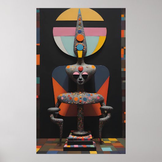 ポール・クレーはここに座った ポスター (正面)