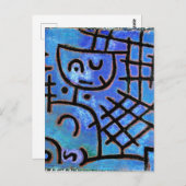 ポール・クレーは有名絵画な、捕虜という名前の男だ。 ポストカード (正面/裏面)