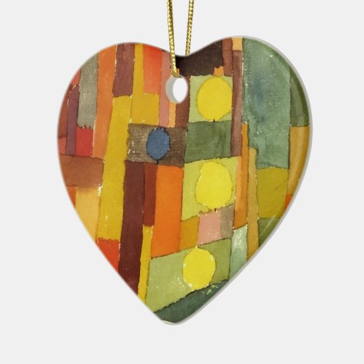 ポール・クレースタイルの海老庵の水彩画 セラミックオーナメント (左)