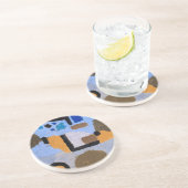 ポール・クレー作曲抽象芸術絵画ズ・アモダンート コースター (側面)