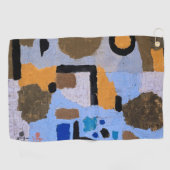 ポール・クレー作曲抽象芸術絵画ズ・アモダンート ゴルフタオル (横)